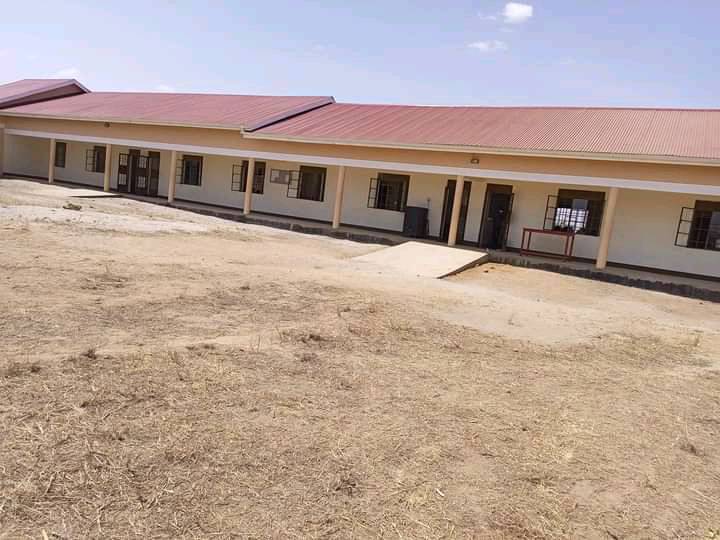 The four classroom block commissioned in Obalanga Comprehensive SS